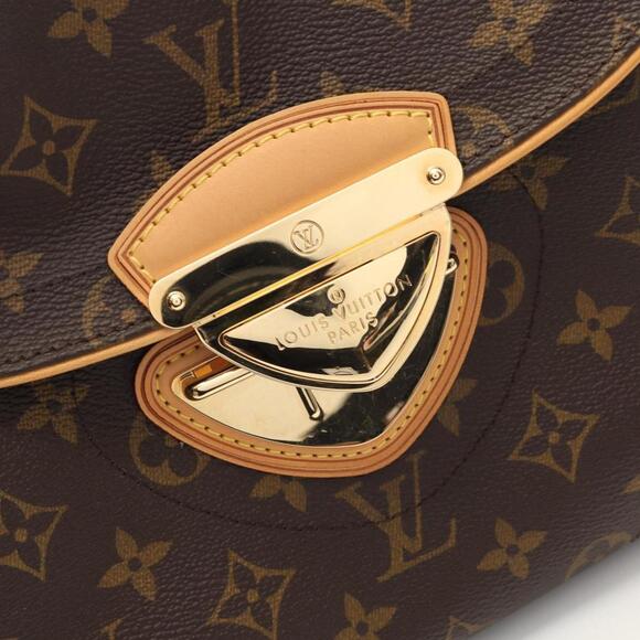LOUIS VUITTON Brown Monogram Leather Shoulder Bag - Picture 7 of 8